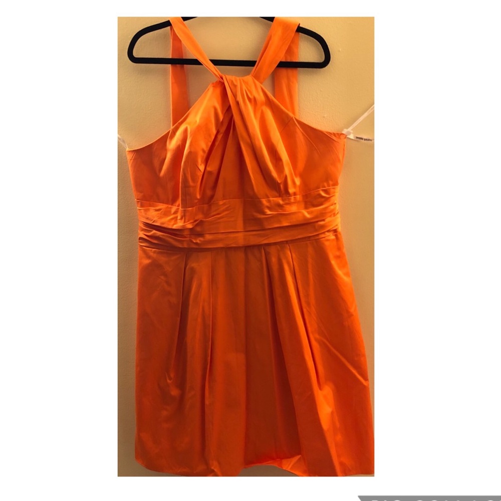 Orange summer/ bridesmaids dress